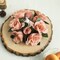 4 Dusty Rose CANDLE RINGS with SILK ROSES Wedding Flowers for Centerpieces